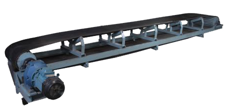 Conveyor Belt With Hopper.